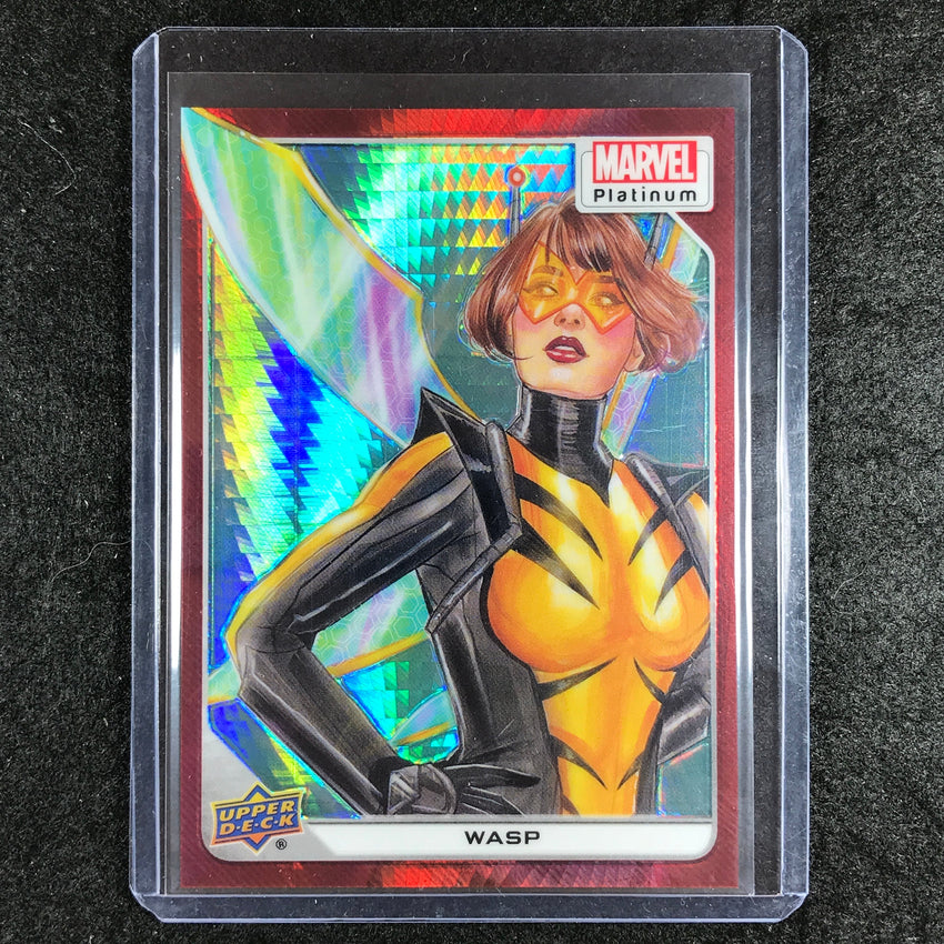 2023 Marvel Platinum WASP Base Red Prism 172/199 #24