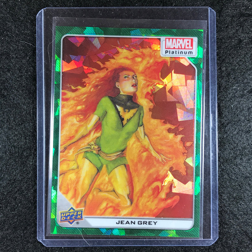 2023 Marvel Platinum JEAN GREY Base Green Crackle 52/99 #46
