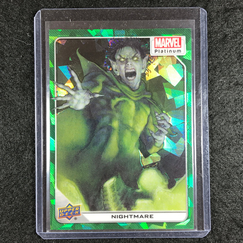 2023 Marvel Platinum NIGHTMARE Base Green Crackle 60/99 #47