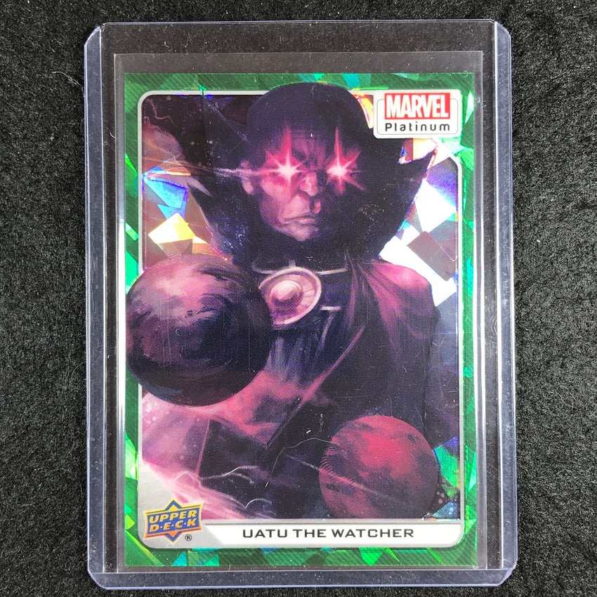 2023 Marvel Platinum UATU THE WATCHER Base Green Crackle 80/99 #51