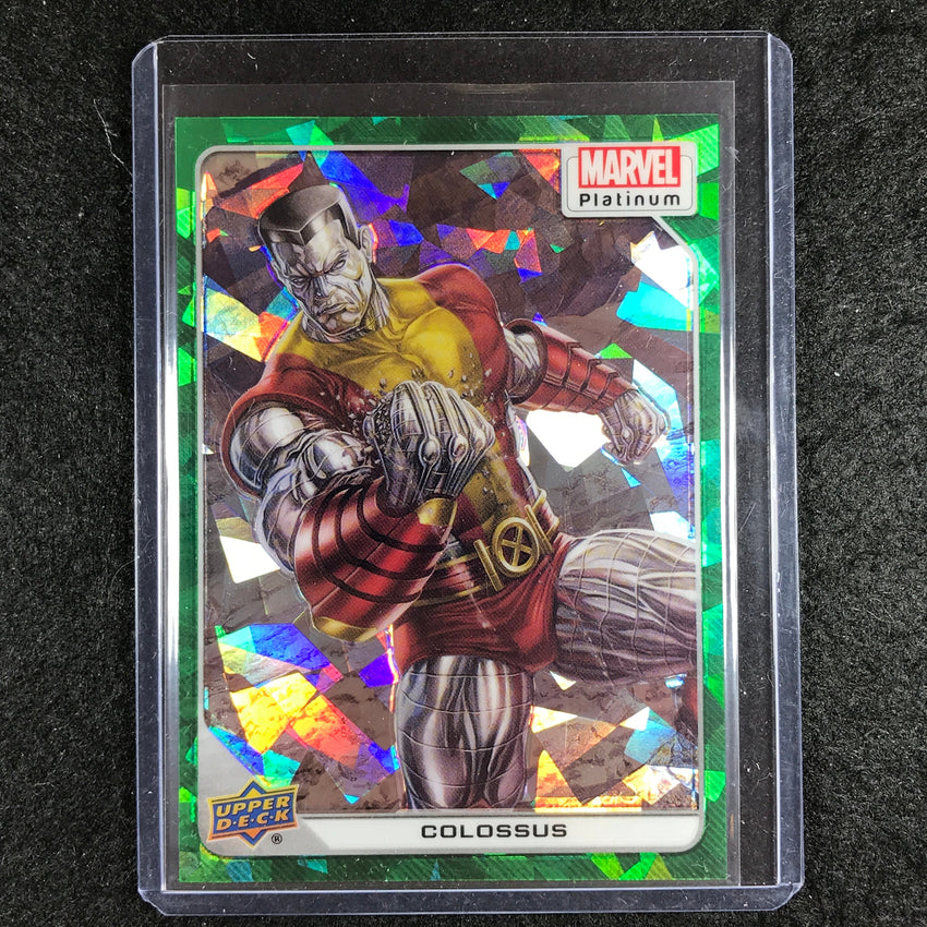 2023 Marvel Platinum COLOSSUS Base Green Crackle 44/99 #64