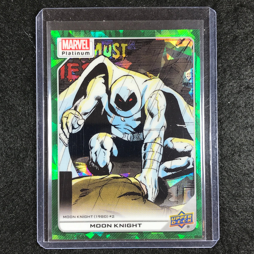 2023 Marvel Platinum MOON KNIGHT High Series Base Green Crackle 95/99 #104