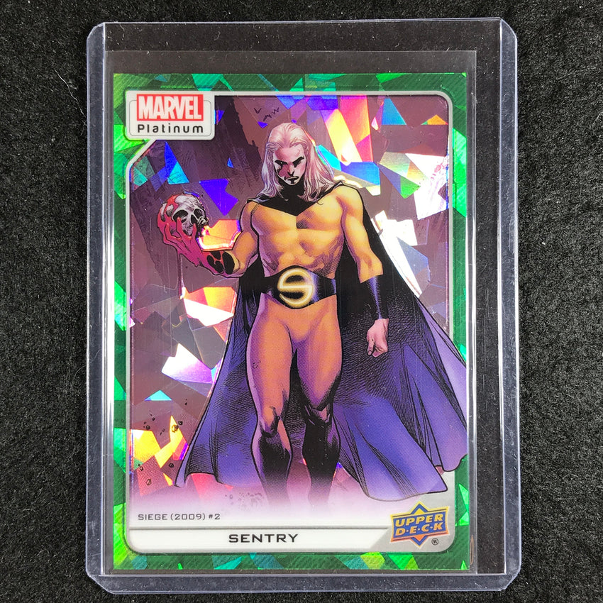 2023 Marvel Platinum SENTRY High Series Base Green Crackle 92/99 #113