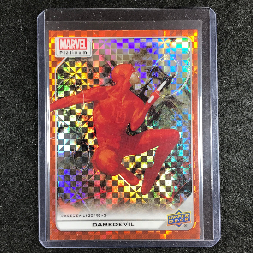 2023 Marvel Platinum DAREDEVIL High Series Base Orange Checkers 32/33 #114