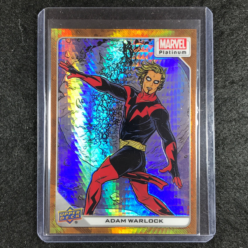 2023 Marvel Platinum ADAM WARLOCK Base Amber Crystals Omega 5/5