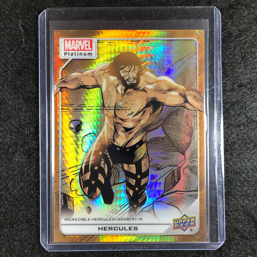 2023 Marvel Platinum HERCULES High Series Base Amber Crystals 3/5 #197