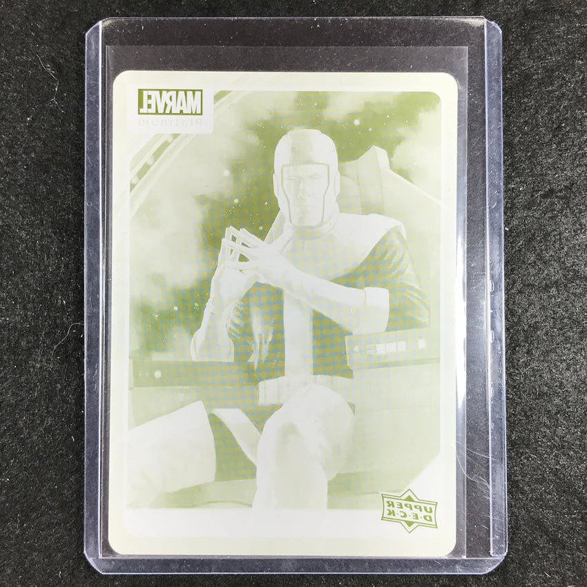 2023 Marvel Platinum KANG Base Printing Plate Yellow 1/1 #21