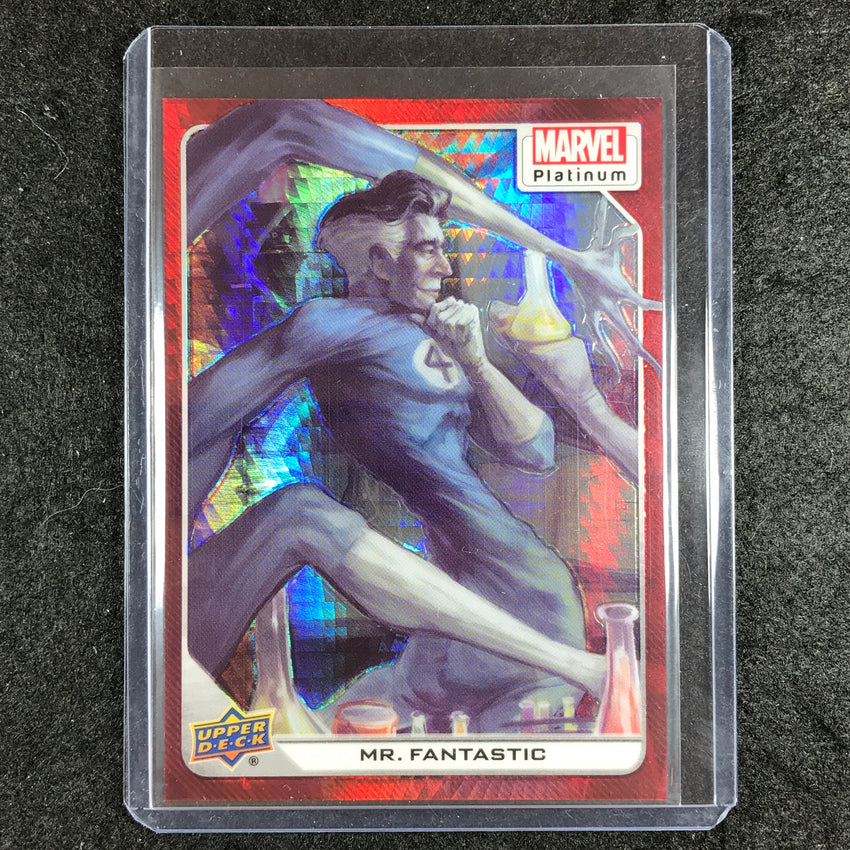 2023 Marvel Platinum MR. FANTASTIC Base Red Prism 16/199 #55