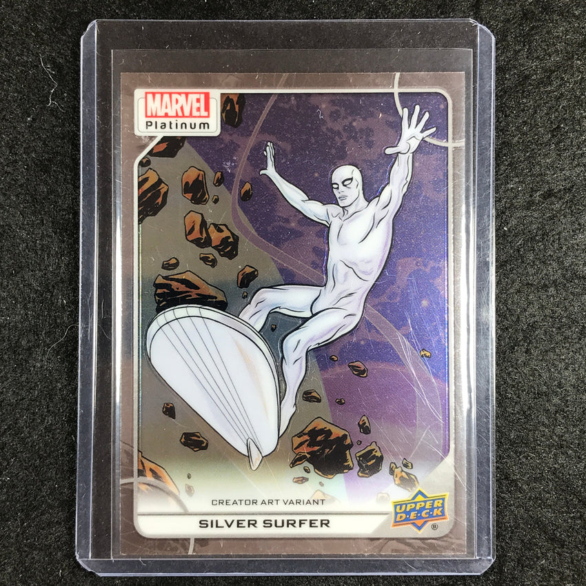 2023 Marvel Platinum SILVER SURFER Creator Art Variant Base SP #93