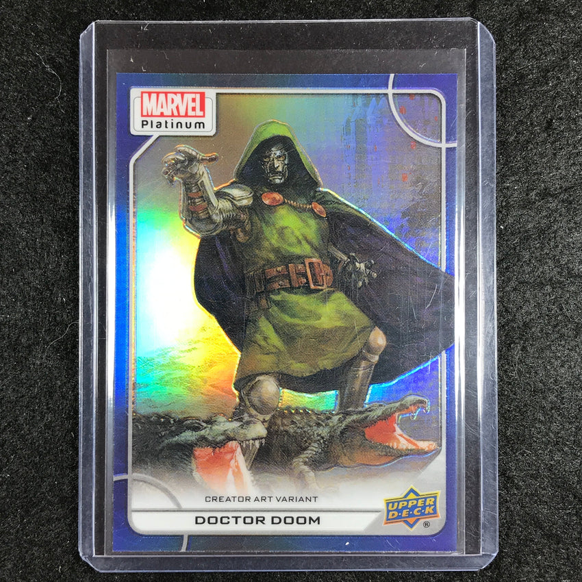 2023 Marvel Platinum DOCTOR DOOM Creator Art Variant Yellow Rainbow SP #11