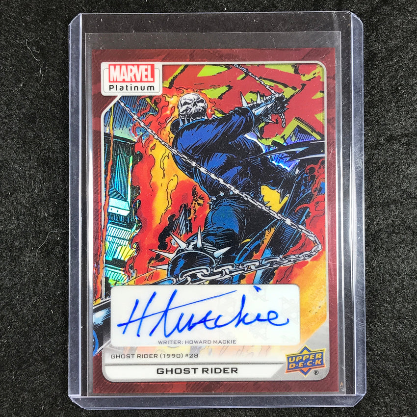 2023 Marvel Platinum GHOST RIDER HOWARD MACKIE High Series Creator Auto Red #179
