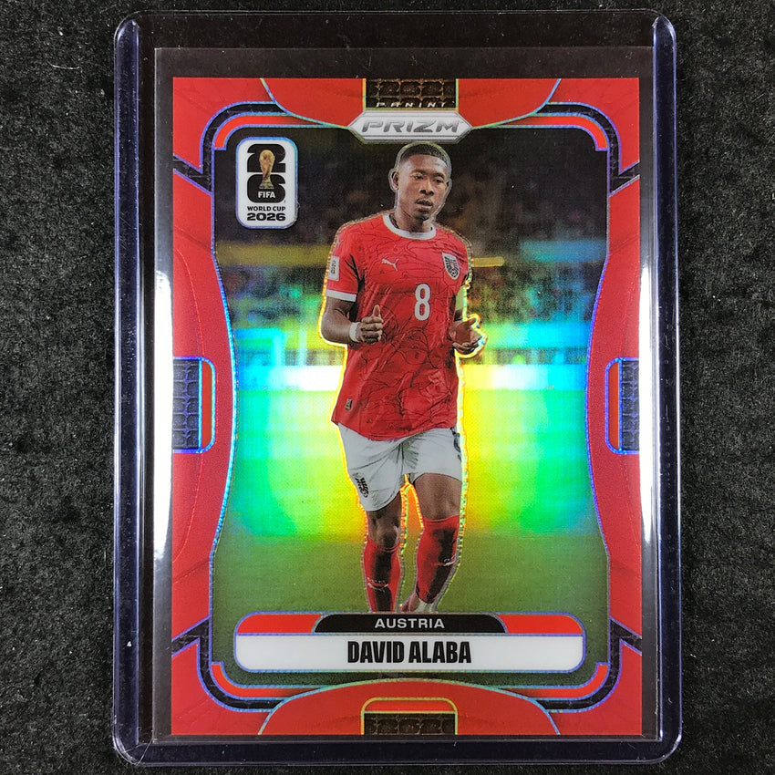 2026 Prizm FIFA World Cup DAVID ALABA Red 12/50 #146