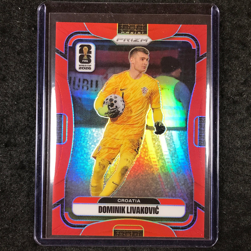 2026 Prizm FIFA World Cup DOMINIK LIVAKOVIC Red 14/50 #199