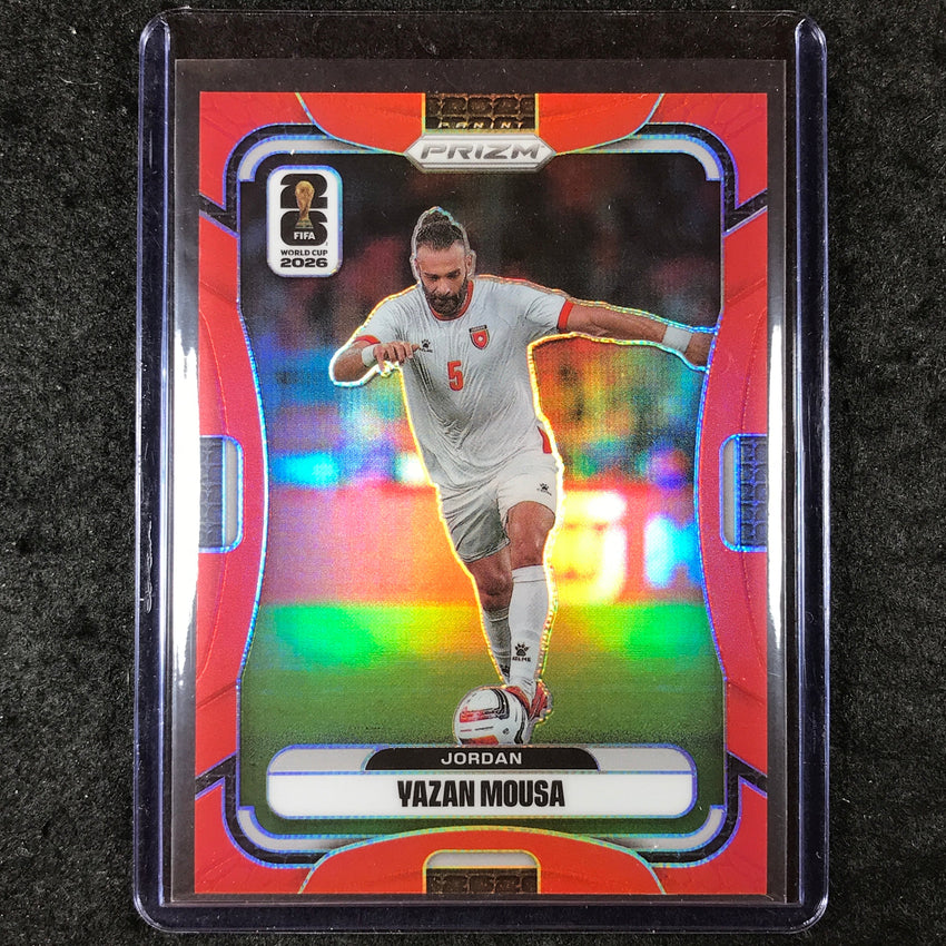 2026 Prizm FIFA World Cup YAZAN MOUSA Red 43/50 #274