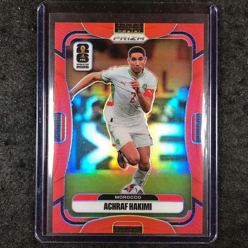 2026 Prizm FIFA World Cup ACHRAF HAKIMI Red 17/50 #299