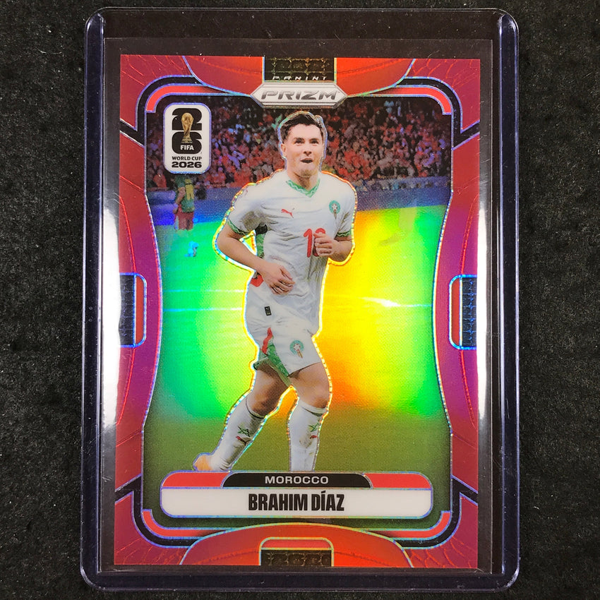2026 Prizm FIFA World Cup BRAHIM DIAZ Red 7/50 #305