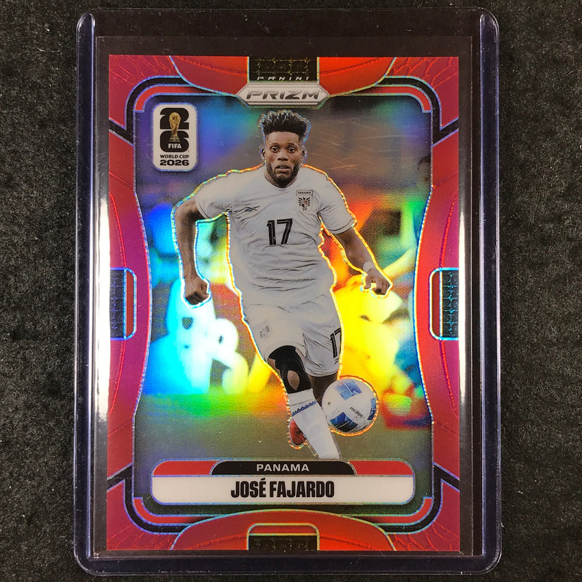 2026 Prizm FIFA World Cup JOSE FAJARDO Red 43/50 #336