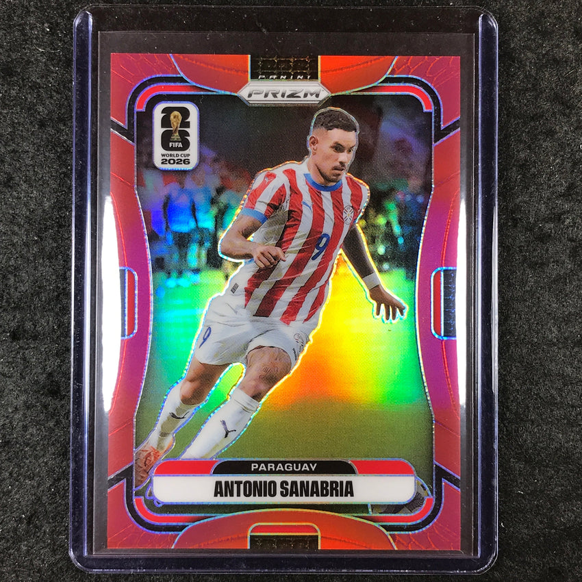 2026 Prizm FIFA World Cup ANTONIO SANABRIA Red 18/50 #344