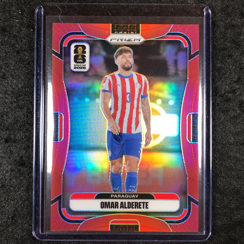 2026 Prizm FIFA World Cup OMAR ALDERETE Red 13/50 #346