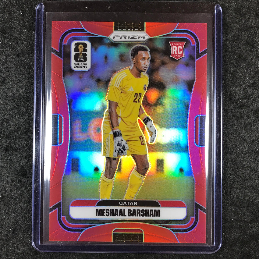 2026 Prizm FIFA World Cup MESHAAL BARSHAM Rookie Red 5/50 #376