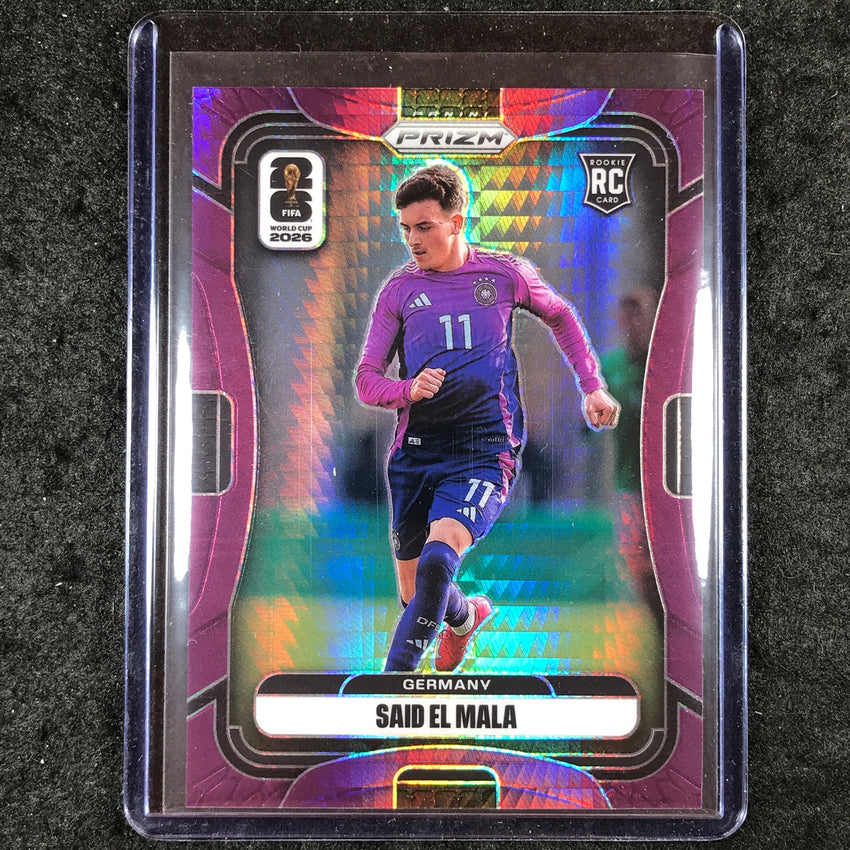 2026 Prizm FIFA World Cup SAID EL MALA Rookie Purple Hyper /299 #51