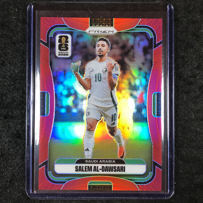 2026 Prizm FIFA World Cup SALEM AL-DAWSARI Red 3/50 #381