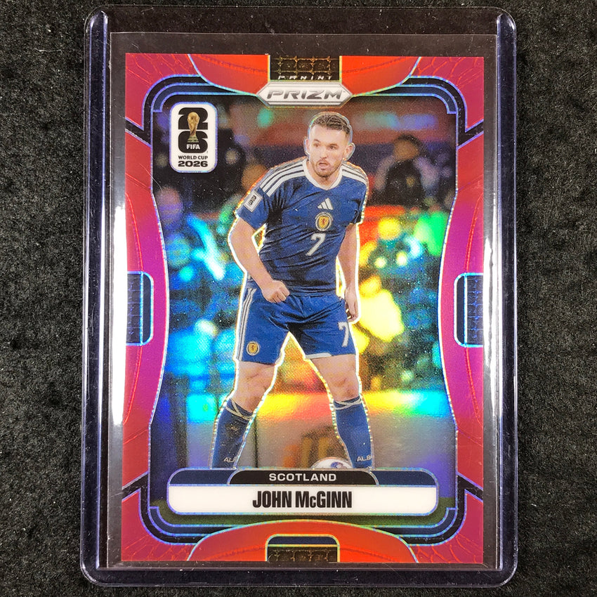 2026 Prizm FIFA World Cup JOHN MCGINN Red 44/50 #395