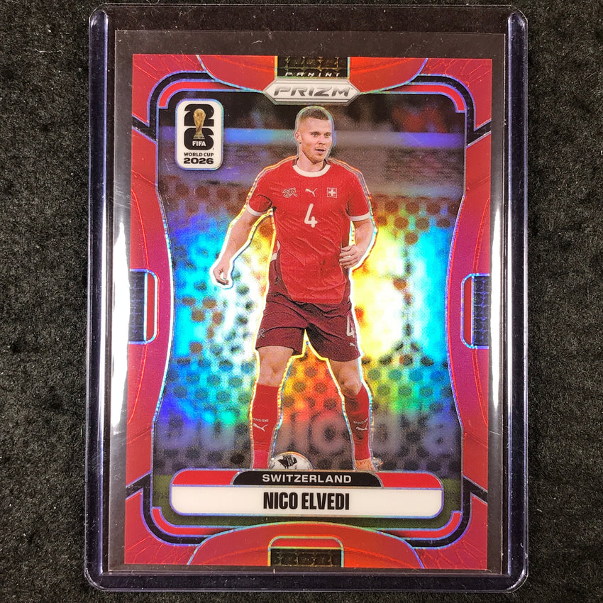 2026 Prizm FIFA World Cup NICO ELVEDI Red 19/50 #423
