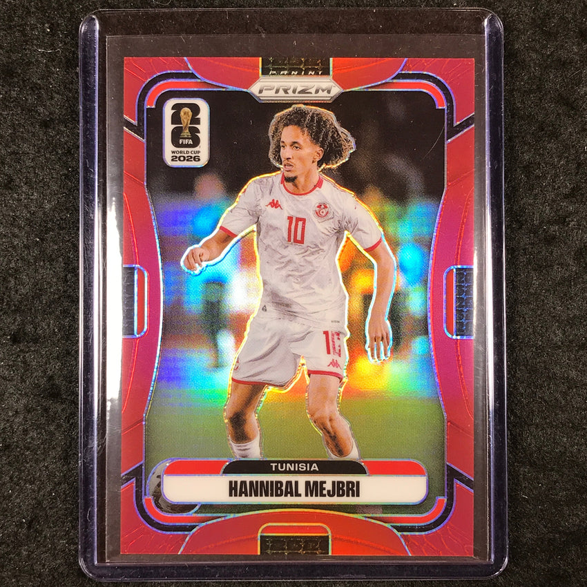 2026 Prizm FIFA World Cup HANNIBAL MEJBRI Red 1/50 #428