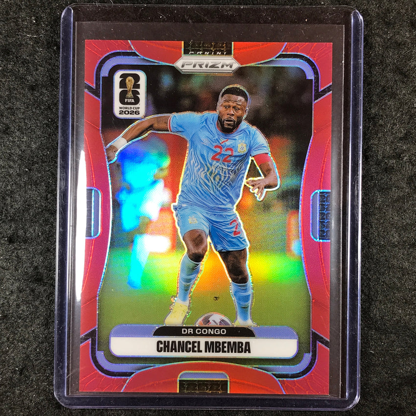 2026 Prizm FIFA World Cup CHANCEL MBEMBA Red 39/50 #465