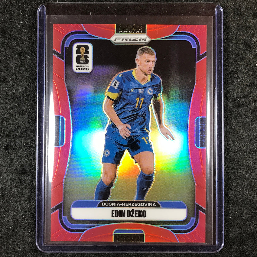 2026 Prizm FIFA World Cup EDIN DZEKO Red 13/50 #469