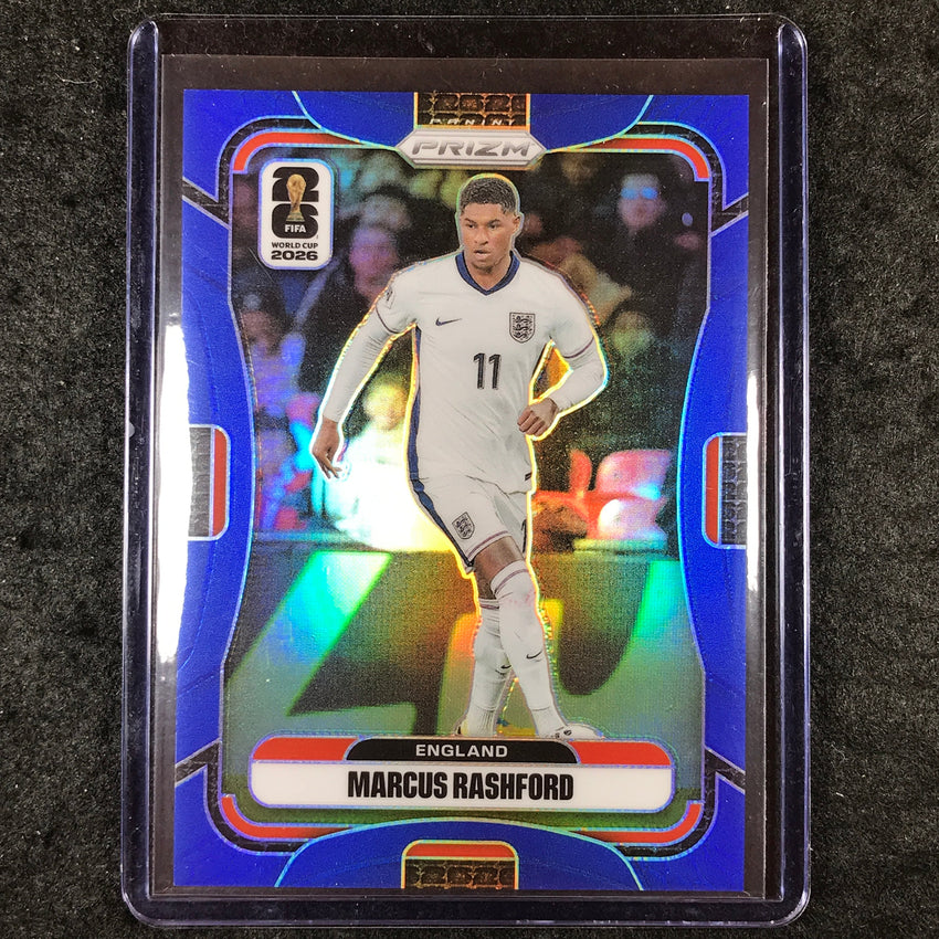 2026 Prizm FIFA World Cup MARCUS RASHFORD Blue 37/40 #101