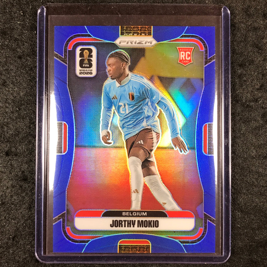 2026 Prizm FIFA World Cup JORTHY MOKIO Rookie Blue 19/40 #160
