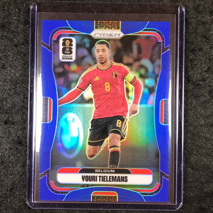 2026 Prizm FIFA World Cup YOURI TIELEMANS Blue 22/40 #162