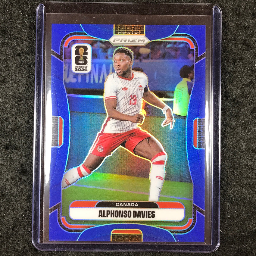 2026 Prizm FIFA World Cup ALPHONSO DAVIES Blue 22/40 #165