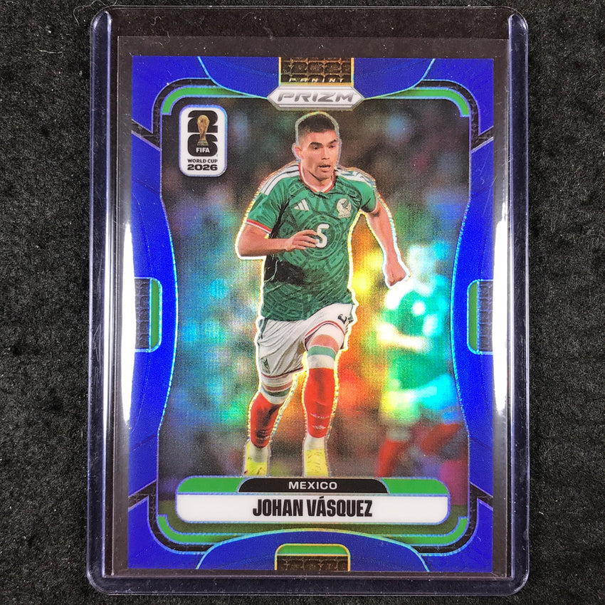 2026 Prizm FIFA World Cup JOHAN VASQUEZ Blue 3/40 #185