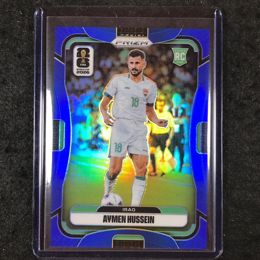 2026 Prizm FIFA World Cup AYMEN HUSSEIN Rookie Blue 30/40 #457