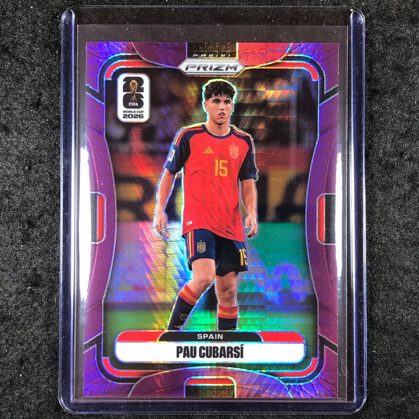 2026 Prizm FIFA World Cup PAU CUBARSI Purple Hyper /299 #65