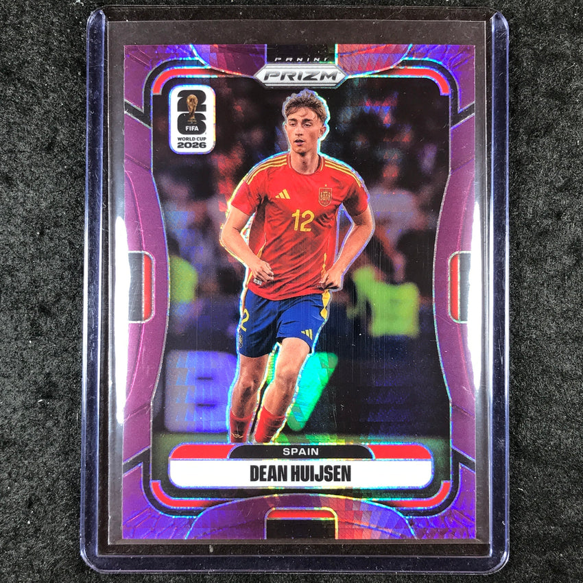 2026 Prizm FIFA World Cup DEAN HUIJSEN Purple Hyper /299 #68