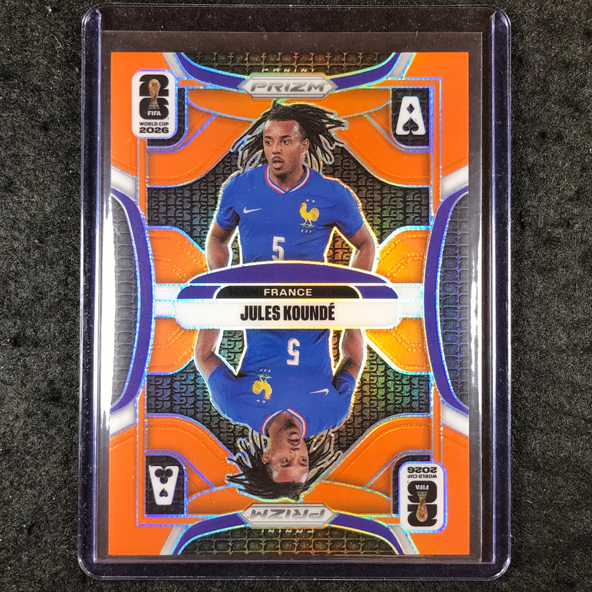 2026 Prizm FIFA World Cup JULES KOUNDE Aces Orange 25/25 #8