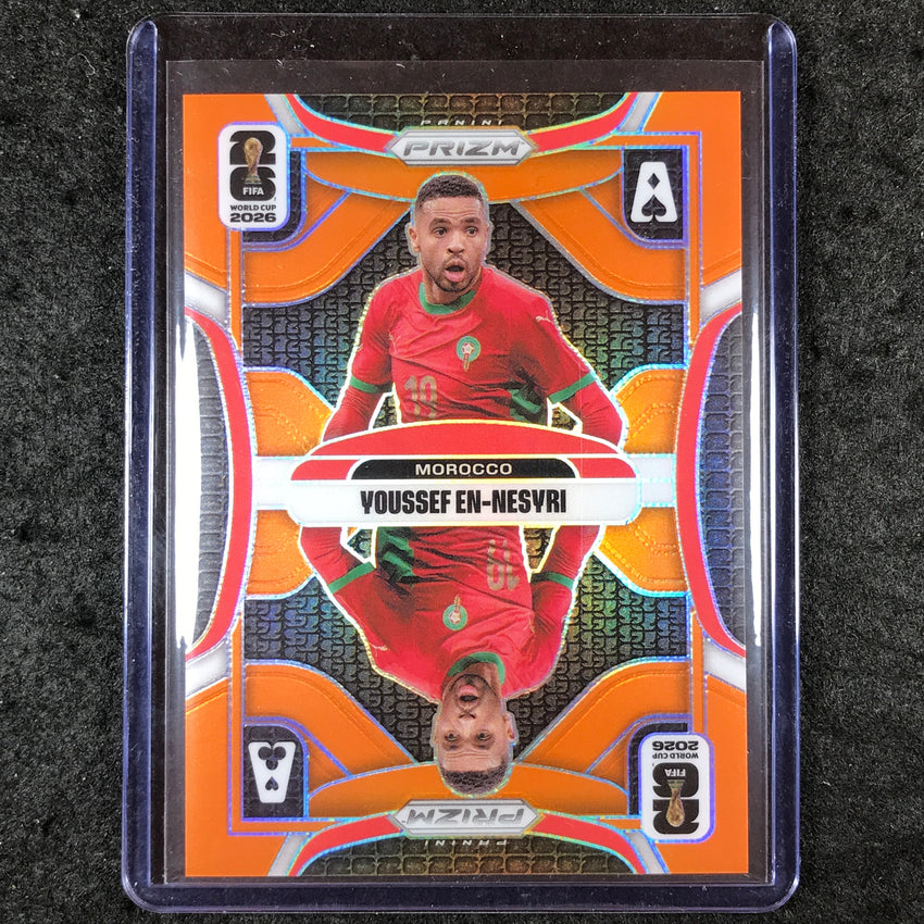 2026 Prizm FIFA World Cup YOUSSEF EN-NESYRI Aces Orange 10/25 #12