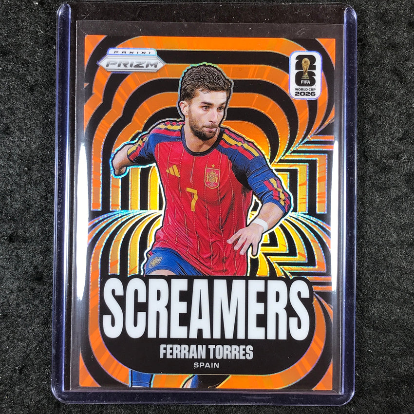 2026 Prizm FIFA World Cup FERRAN TORRES Screamers Orange 23/25 #7