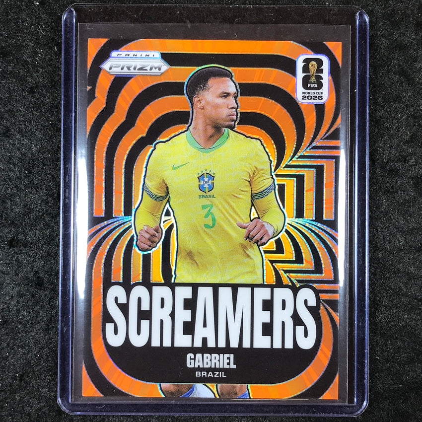 2026 Prizm FIFA World Cup GABRIEL Screamers Orange 13/25 #20