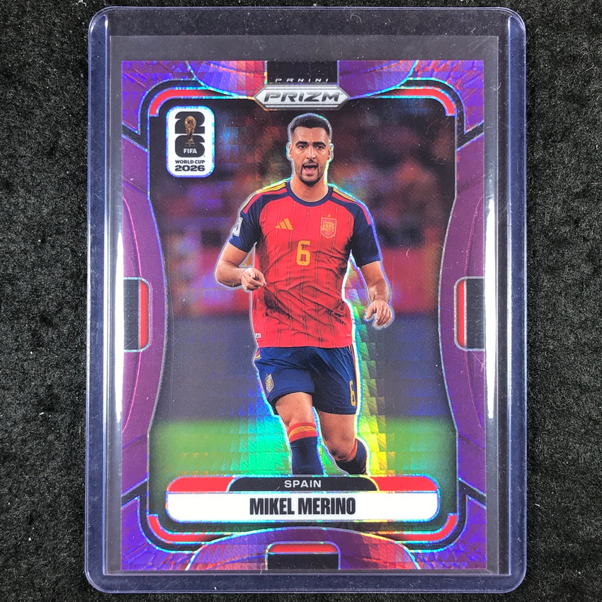 2026 Prizm FIFA World Cup MIKEL MERINO Purple Hyper /299 #71