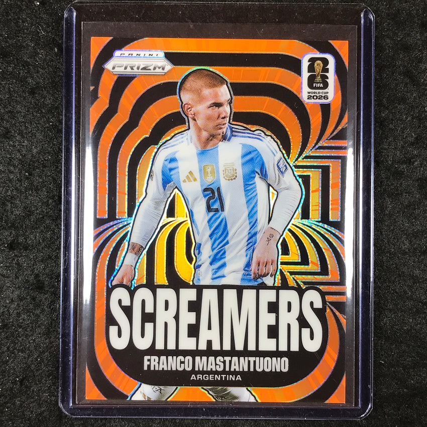 2026 Prizm FIFA World Cup FRANCO MASTANTUONO Screamers Orange 24/25 #24
