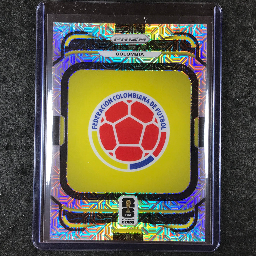 2026 Prizm FIFA World Cup COLOMBIA Team Badges Mojo 14/25 #16