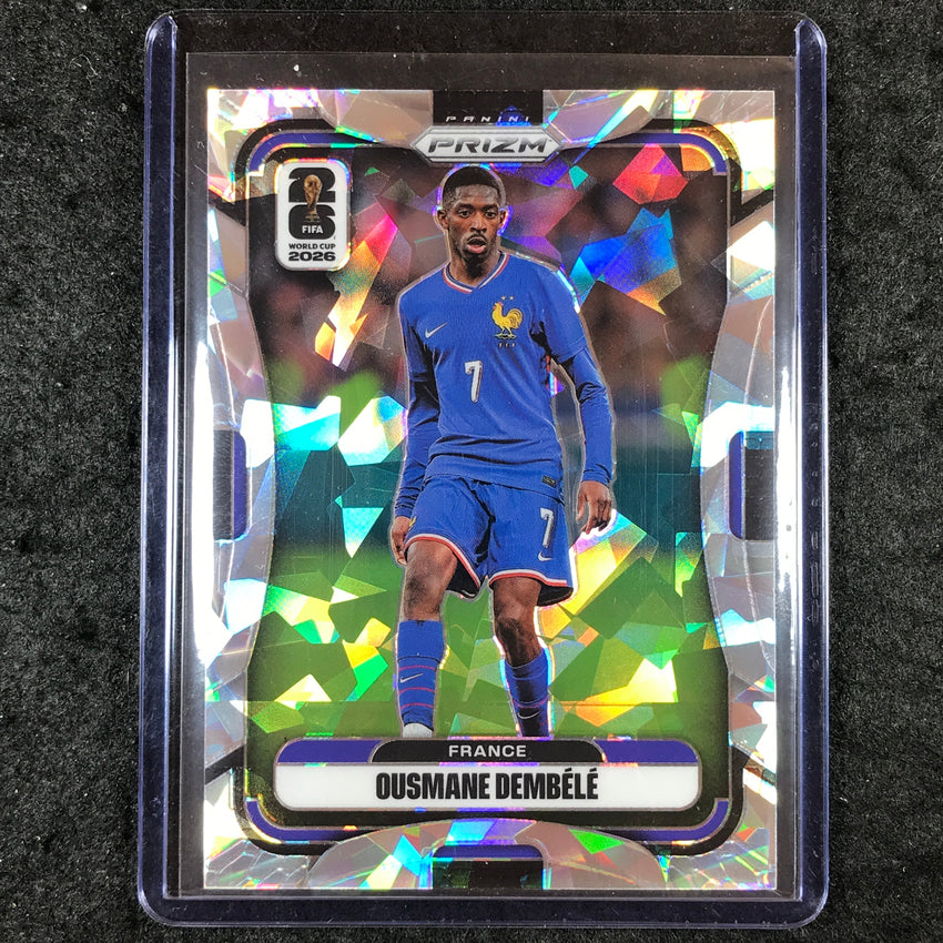 2026 Prizm FIFA World Cup OUSMANE DEMBELE Cracked Ice 22/23 #37