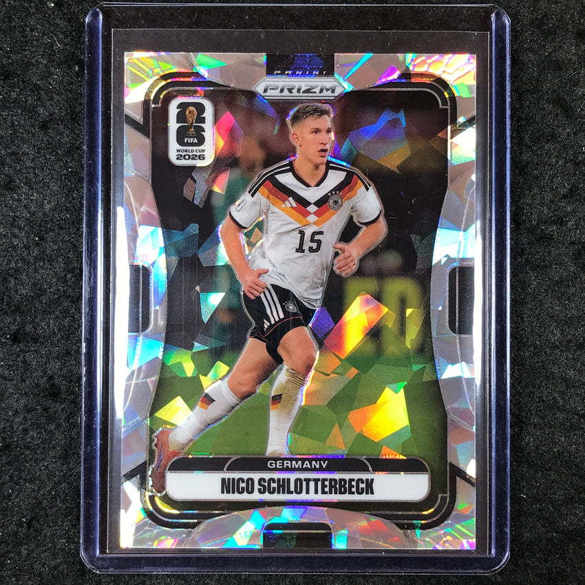 2026 Prizm FIFA World Cup NICO SCHLOTTERBECK Cracked Ice 10/23 #44
