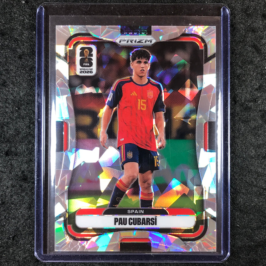 2026 Prizm FIFA World Cup PAU CUBARSI Cracked Ice 13/23 #65