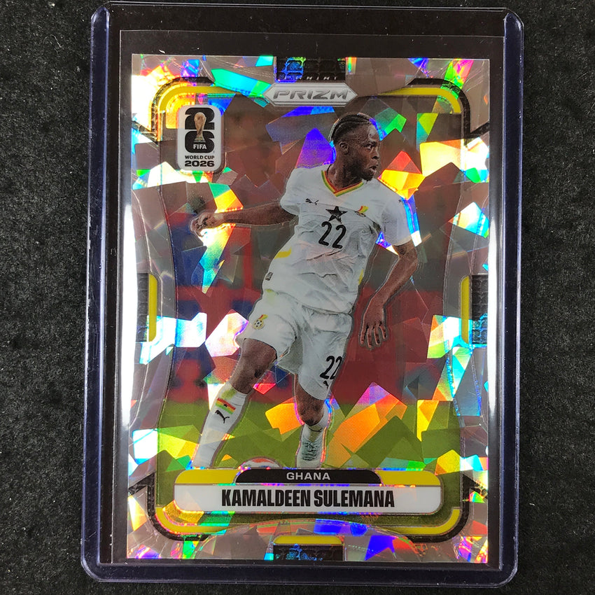 2026 Prizm FIFA World Cup KAMALDEEN SULEMANA Cracked Ice 4/23 #230